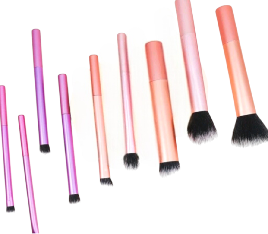 9 Piece Mix Make-Up Brush Set