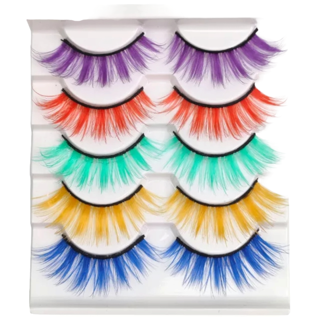 Playful Faux Mink Strip Lashes Set 5