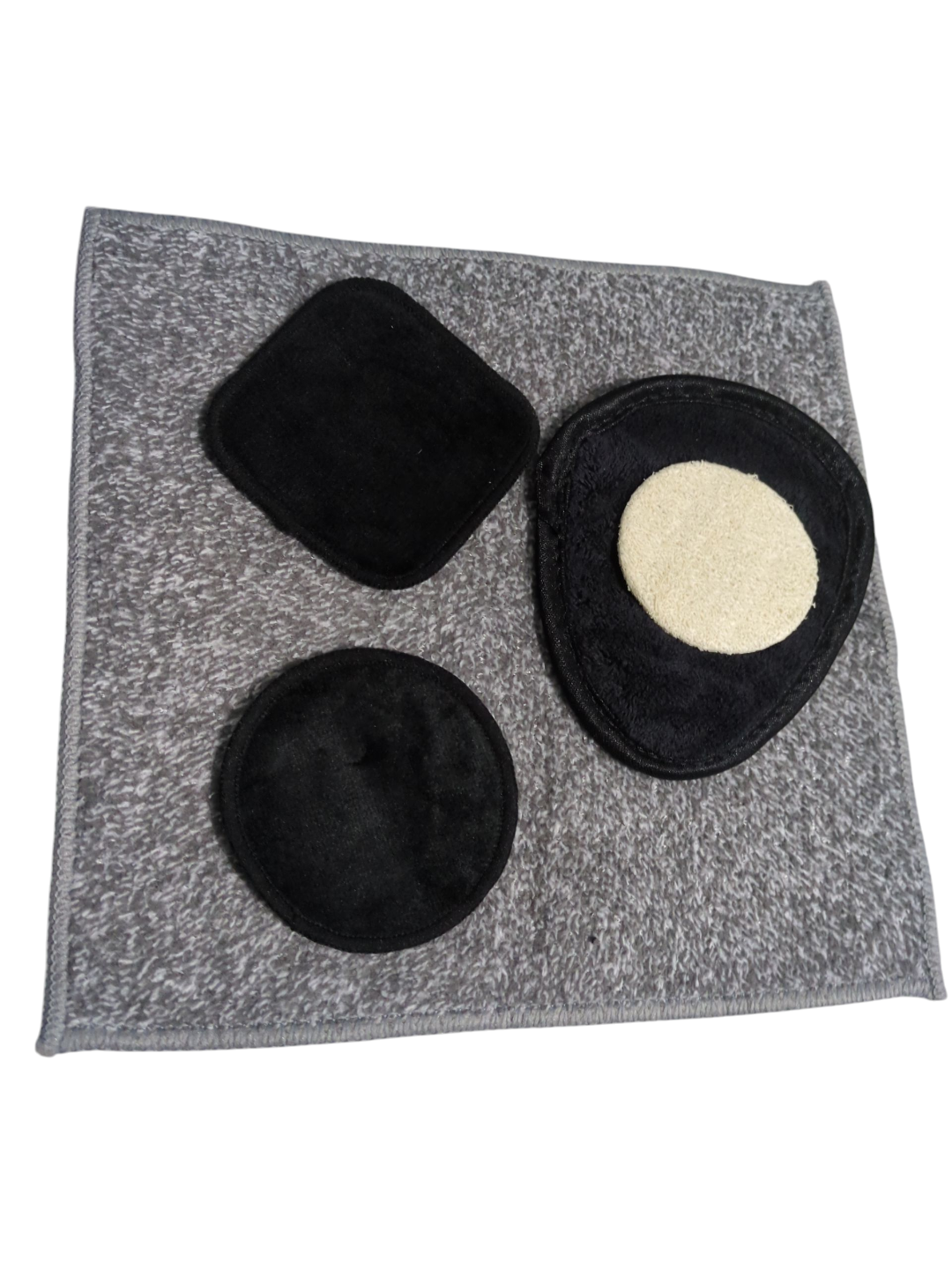 Baddie Vibes Makeup- Reusable makeup cloth's with body cross bag goth Package