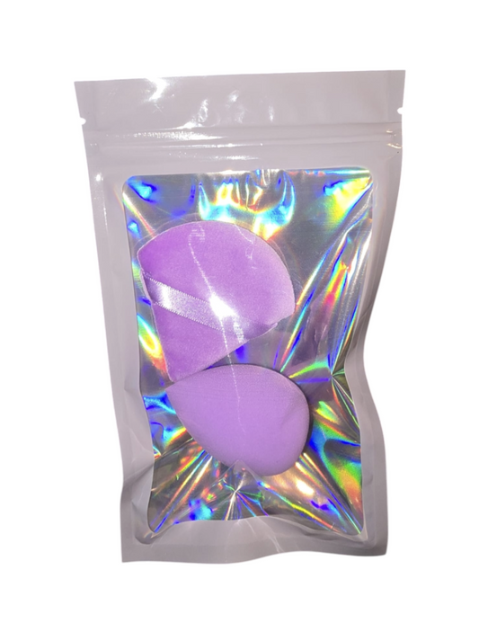 1 Large Beauty Sponge 1 Large Triangle Beauty Puff