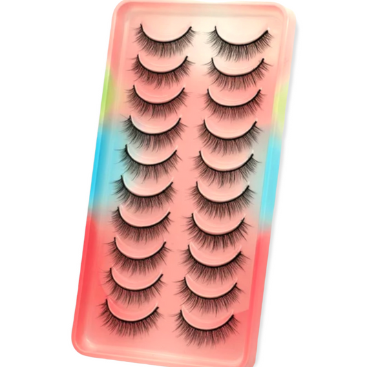 Affable Faux Mink Strip Lashes 10