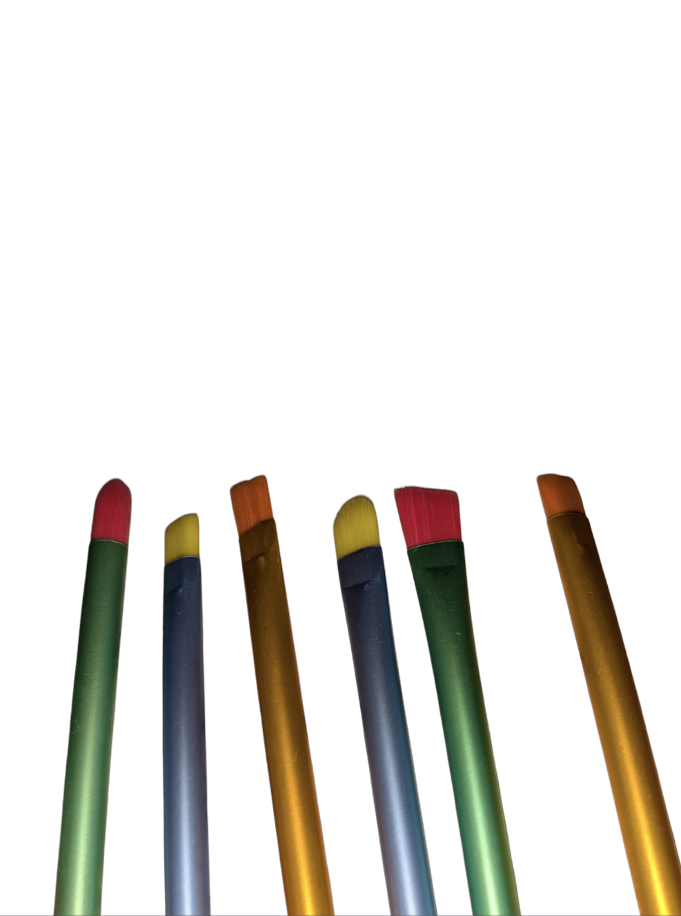 Beginners Multi Colour Makeup Brush Set