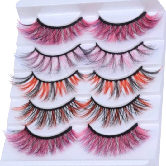 Dare Me Anime Cosplay Colourful Lashes