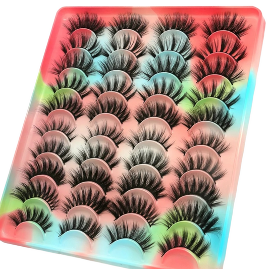 Eye Catching Faux Mink Lashes Set 20