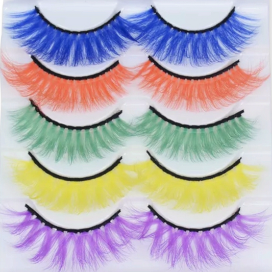 Electrify Anime Cosplay Colourful Lashes