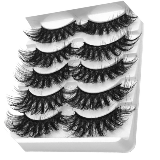 Goddess Faux Mink Strip Lashes Set 5