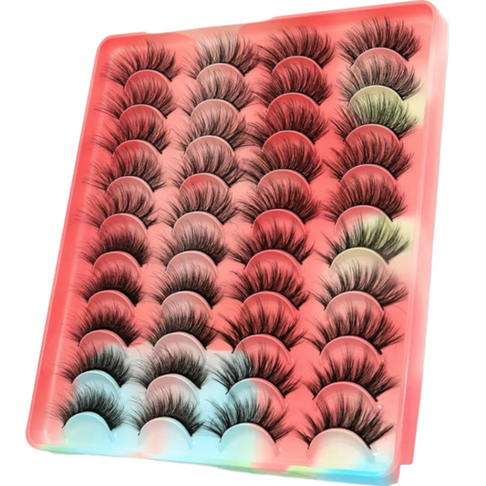 Honeyed Faux Mink Lashes set 20