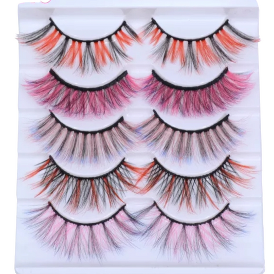 In Control - Anime Cosplay Colourful Lashes