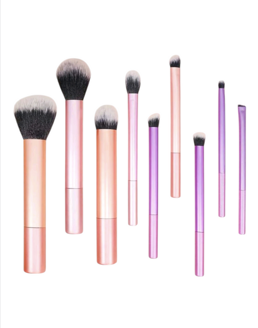 9 Piece Mix Make-Up Brush Set