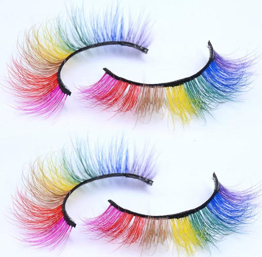 Once Upon a Rainbow - Colourful Strip Lashes