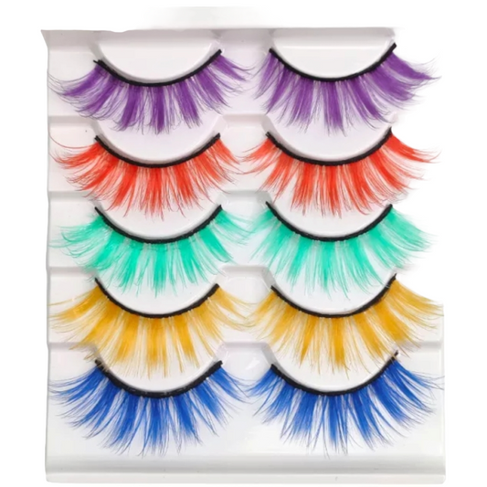 Playful Faux Mink Strip Lashes Set 5