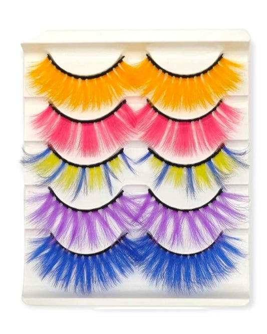 Recreation Faux Mink Strip Lashes Cosplay Anime