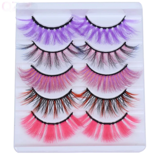 Sweet As! Colourful Anime Cosplay Strip Lashes