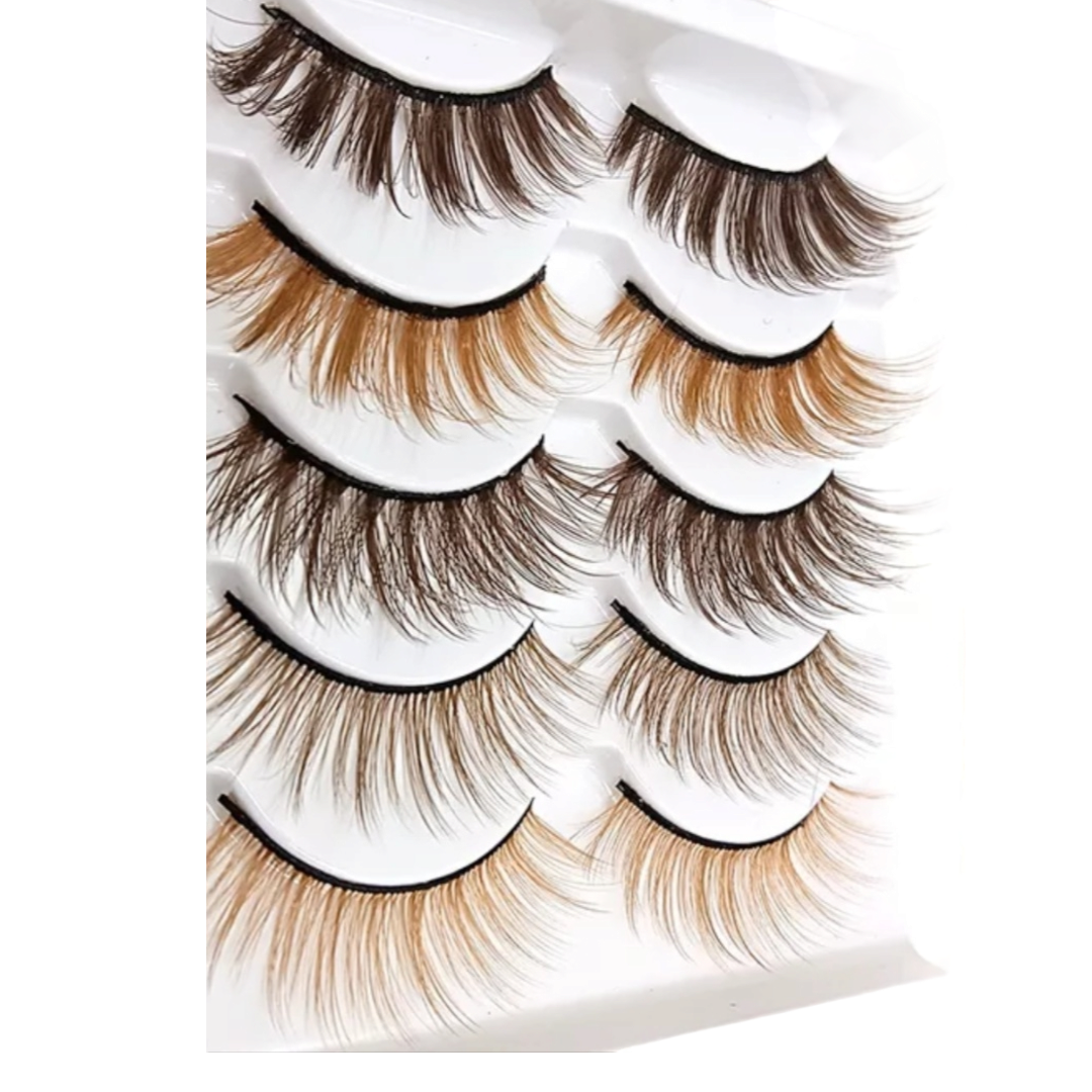 Spin Sugar Brown Strip Lashes