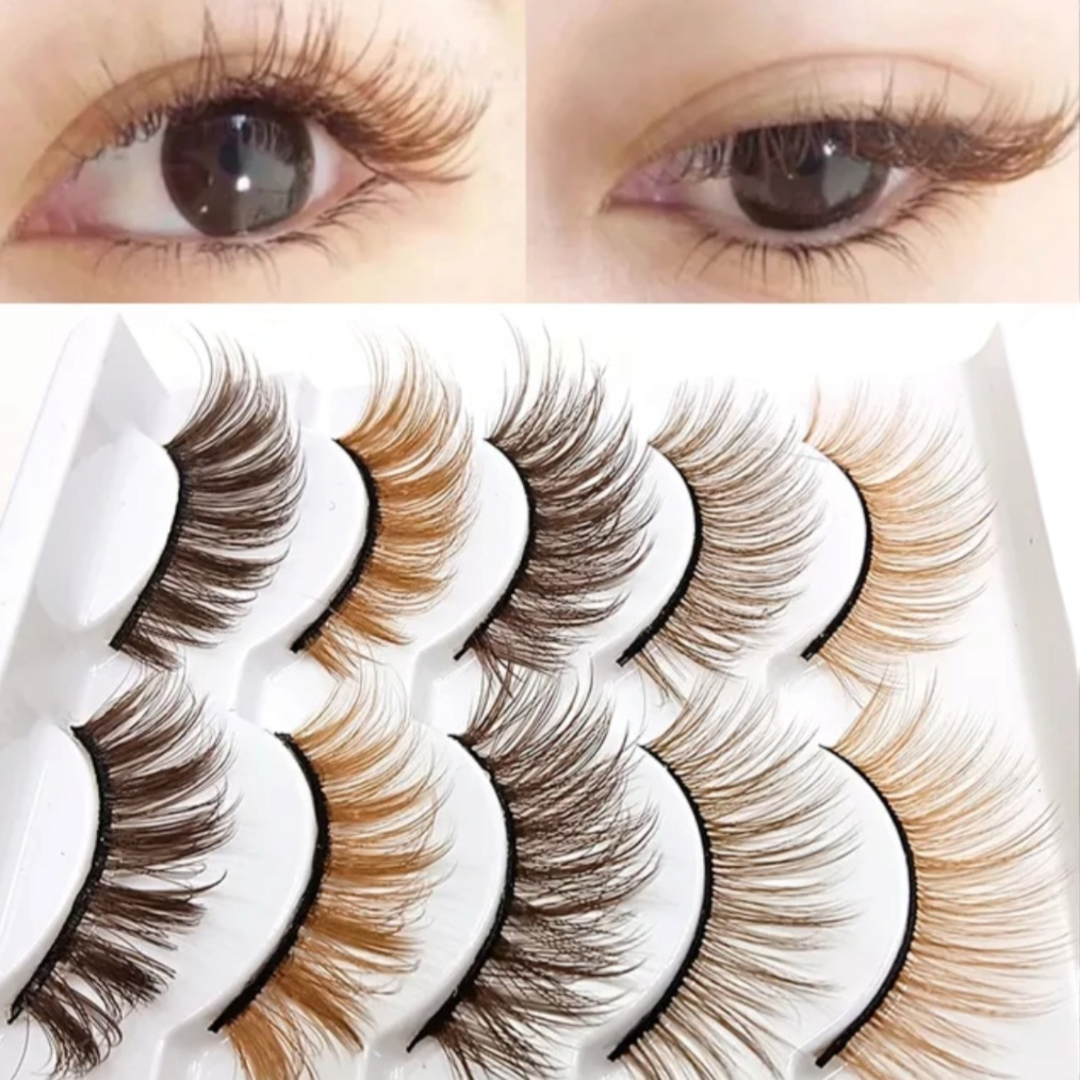 Spin Sugar Brown Strip Lashes